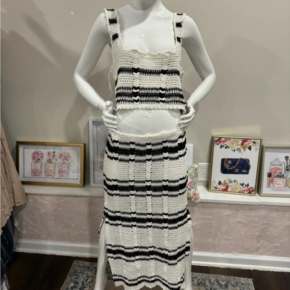 Free People Donni Sweater Set Sz : L - Picture 7 of 8